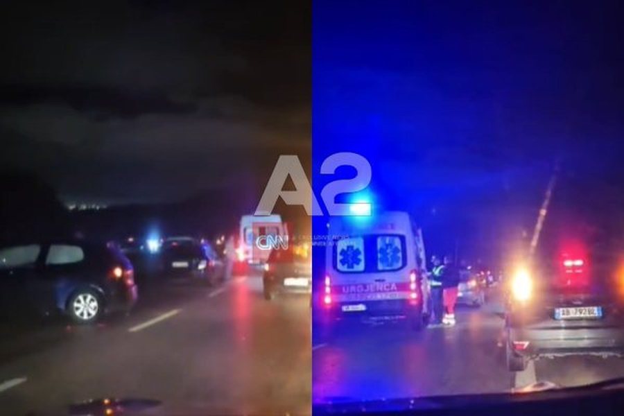 Aksident i rëndë në autostradën Tiranë-Elbasan, përplasen 8 makina në dalje të tunelit. Tre prej tyre përfundojnë mbi njëra-tjetrën Aksident i rëndë në autostradën Tiranë-Elbasan, përplasen 8 makina në dalje të tunelit. Tre prej tyre përfundojnë mbi njëra-tjetrën