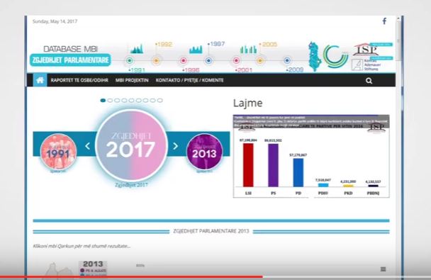 DATABASE/Ja ku mund të gjeni të dhëna mbi zgjedhjet parlamentare të mbajtura në Shqipëri(VIDEO)
