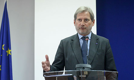 Reformat urgjente të qeverisë së re, Hahn në Maqedoni