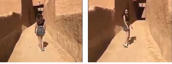 VIDEO/ Shëtiti me minifund në Arabinë Saudite, modelja e pëson keq