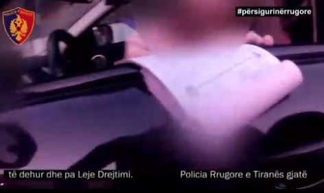 VIDEO/ Policia pezullon 111 leje drejtimi, shoferët lumë shkeljesh javës së kaluar