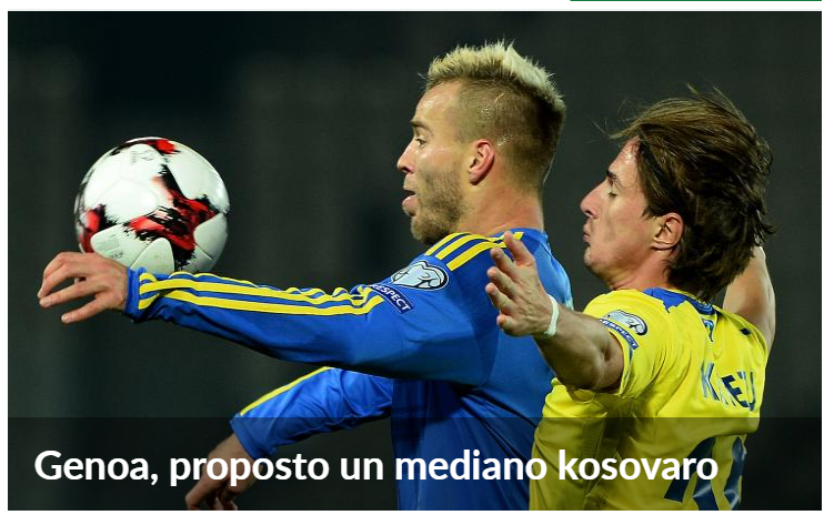 Kosovari Kryeziu afër transferimit te Genoa në Serie A