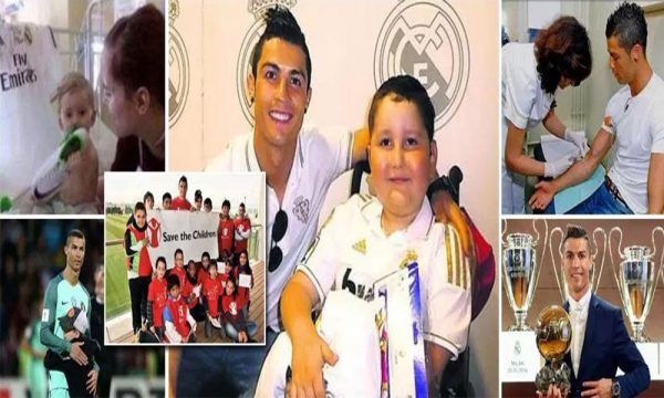 Një njeri me zemër të madhe, bamirësitë e shumta të Ronaldos
