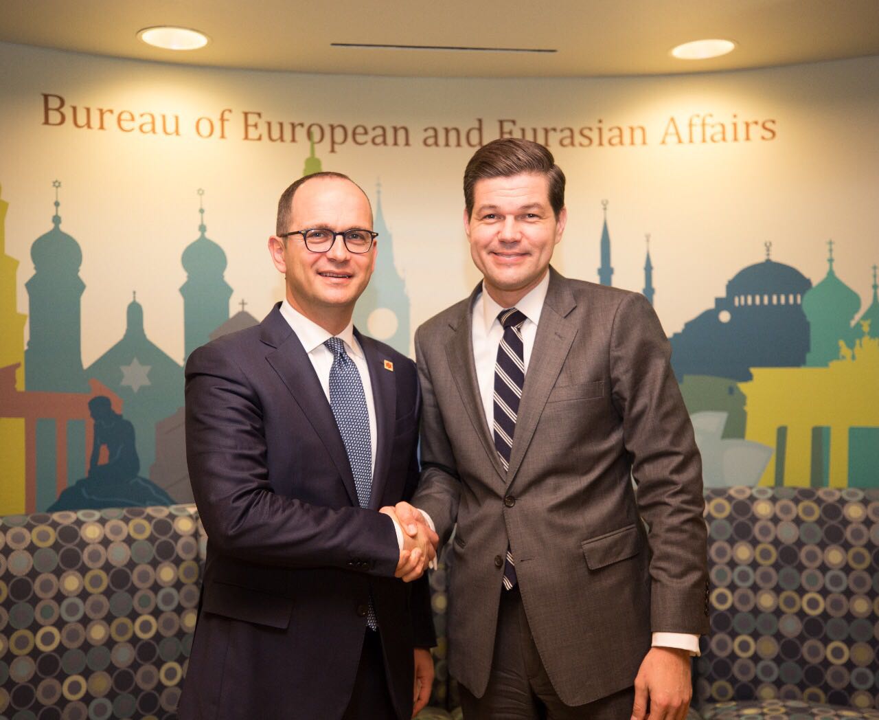 SHBA/ Bushati takon Ndihmës Sekretarin e Shtetit për Evropën dhe Azinë, Wess Mitchell