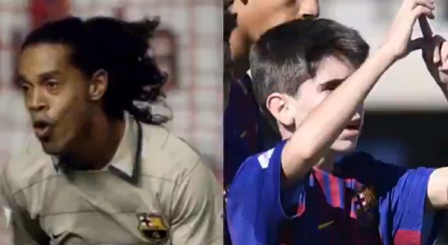 VIDEO/ Barcelona zbulon pasuesin e Ronaldinhos, përsërit golin e fenomenit