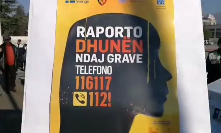 “Jo dhunës ndaj grave dhe vajzave”, policia dhe PNUD fushatë sensibilizuese