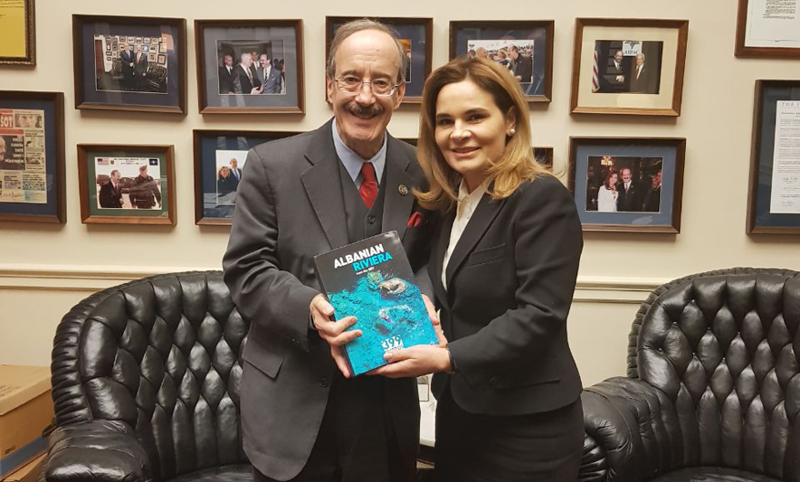 Vizita në Uashington, Kryemadhi takon kongresmenin Engel