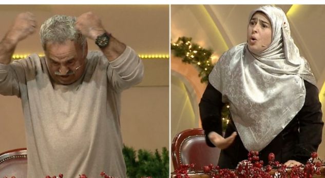 Gaboi me firmën, Besimtarja myslimane jeton në 2 metra ballkon