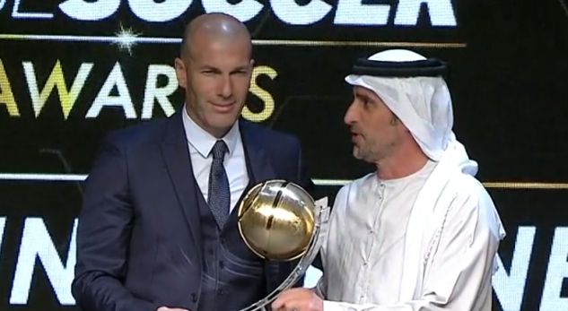 “Globe Soccer Awards”: Zidane zgjidhet trajneri më i mirë për vitin 2017