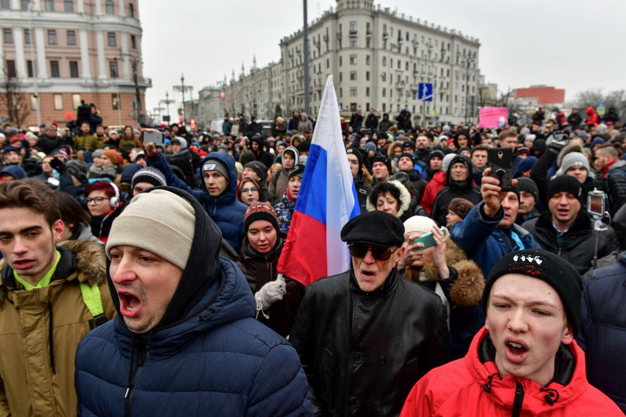 Rusi, arrestime tek opozitarët