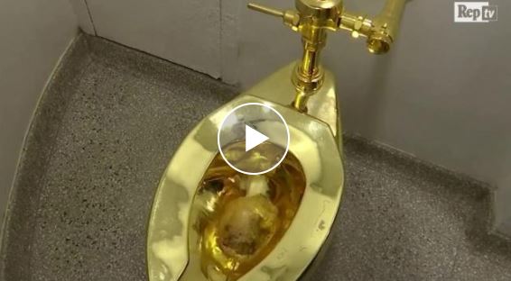 VIDEO/ Trump kërkoi një vepër të Van Gogut, muzeu i dërgon një wc prej ari