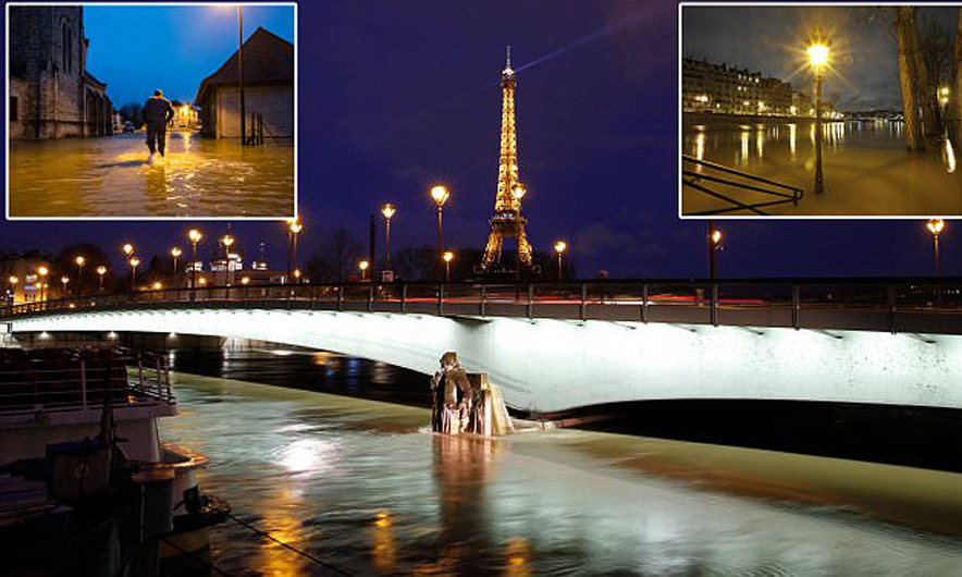 FOTOT/ Parisi nën ujë, nis evakuimi i banorëve