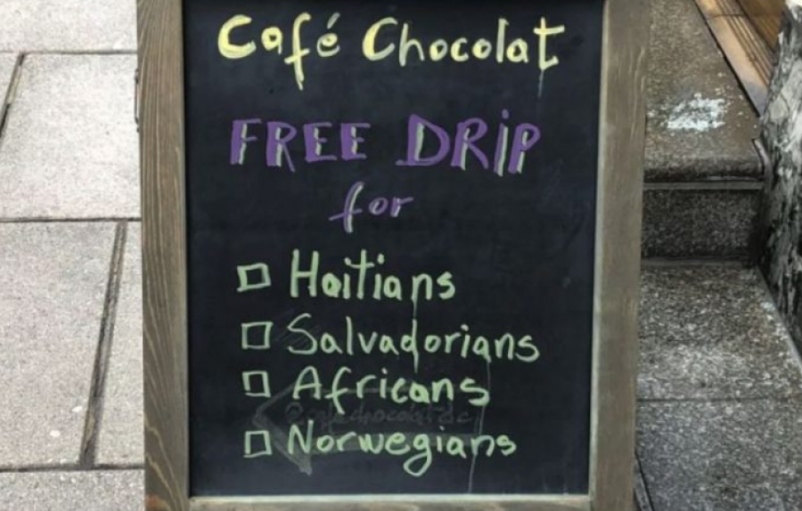 Shqiptari nxjerr kafe për emigrantët e prekur nga fjalimi i Trumpit