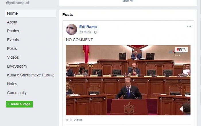 ‘Ruhet nga 350 gardistë’, Rama i përgjigjet Berishës me një kronikë në ERTV