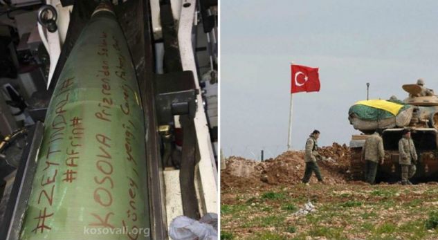 Ushtria turke në raketat që sulmon Sirinë shënon me respekt Kosovën dhe Prizrenin