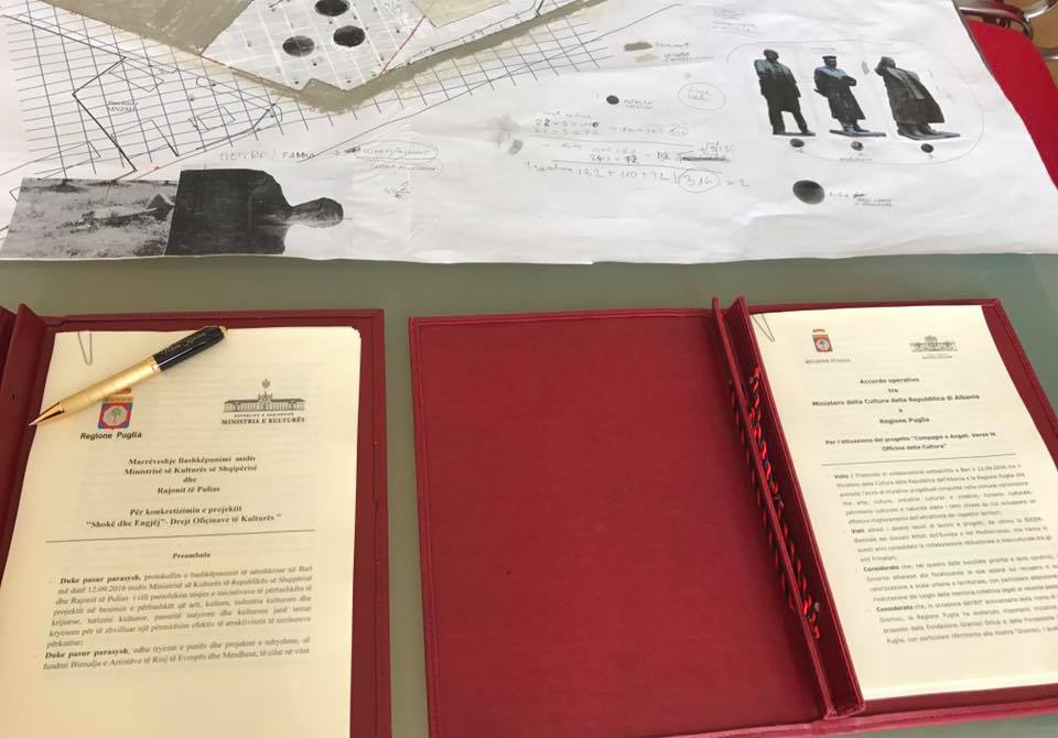 “Parku i Artit”, Kumbaro nënshkruan marrëveshjen kulturore në Bari 
