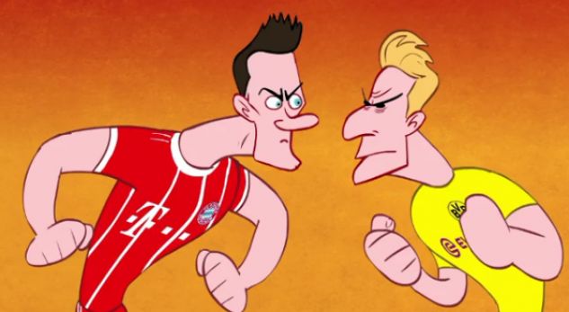 Karikatura e ditës i kushtohet dualitetit: Lewandowski vs Reus
