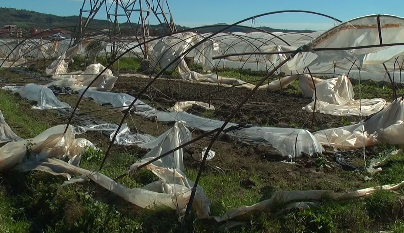 Moti/Pasojat e stuhisë së erës ishin të mëdha në bujqësi