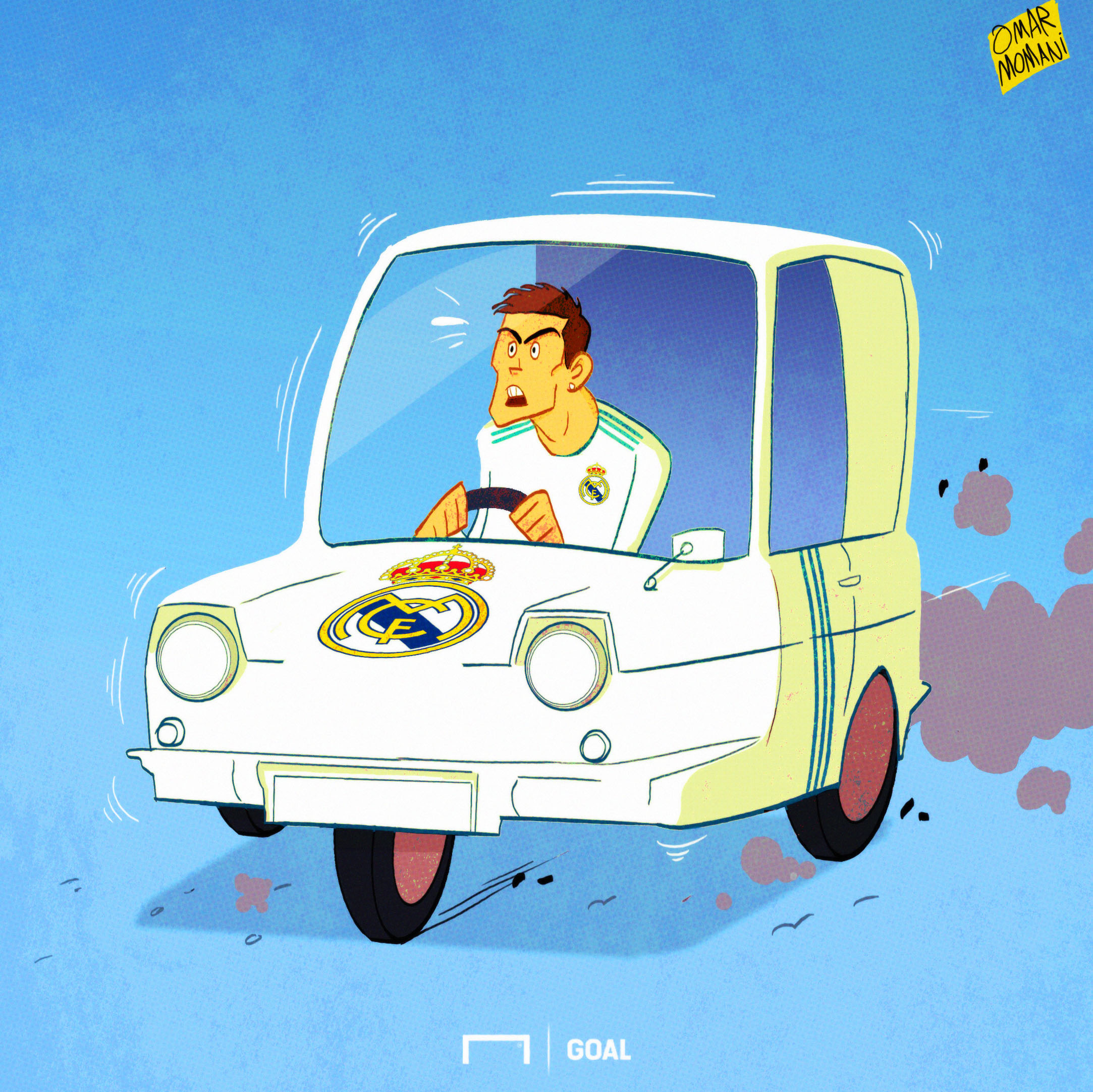 Karikatura e ditës: Është Cristiano shpëtimtari i Real