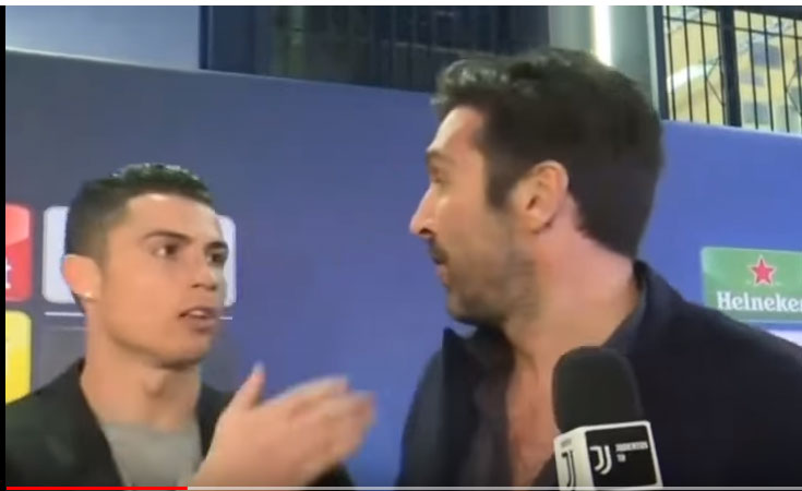 VIDEO/ Ronaldo përqafon Buffon, video që po bën xhiron e botës