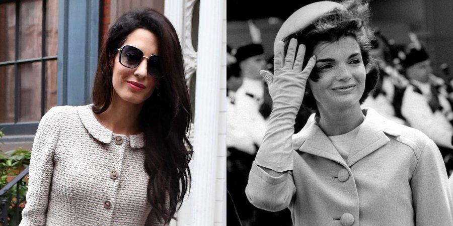 Amal Clooney para publikut si Jackie Kennedy
