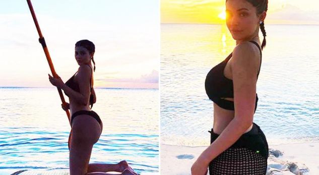 Nëna e re, Kylie Jenner, tregon linjat pas lindjes (GALERI)