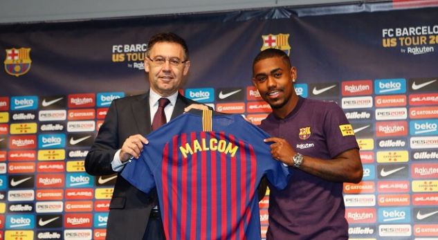 Malcom s’humb kohë, prezantohet te Barcelona