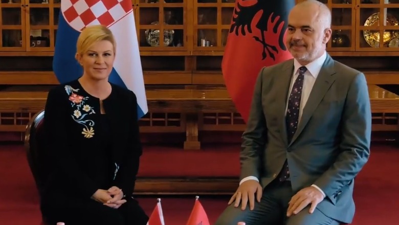 Pritja zyrtare në Kryeministri, Kitaroviç takon Ramën