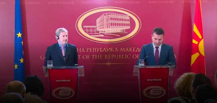 Hahn: Dera e BE-së është e hapur për Maqedoninë!