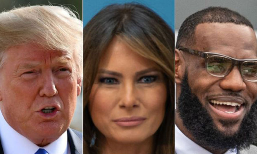 Presidentin Trump nuk e mbështet as e shoqja për çështjen LeBron James