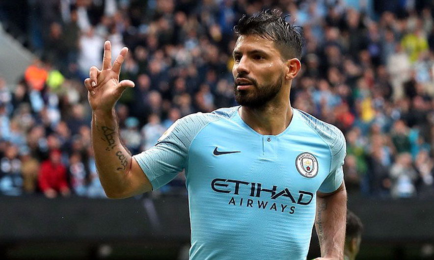 Manchester City “shkatërron” 6-1 Huddersfield, Aguero heroi i ndeshjes