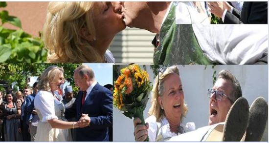 Ministrja austriake martohet 53 vjeç, Putin bën kavalierin në dasëm (FOTO)