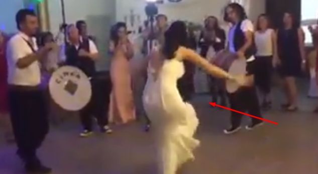 VIDEO/ Kjo nuse shqiptare tërbohet fare në dasmën e saj