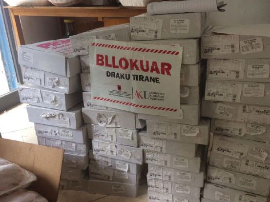 Siguria ushqimore, 100 tonë produkte të bllokuara