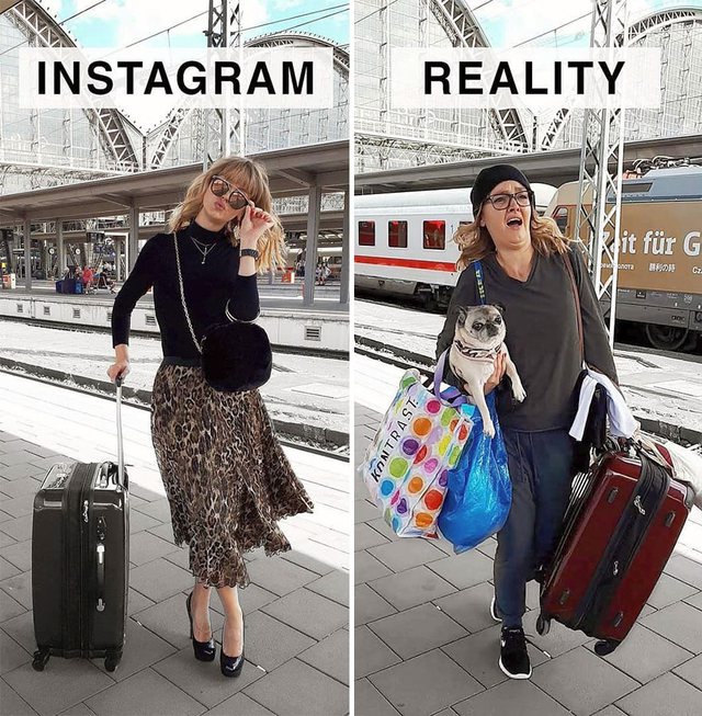 FOTOT/ Instagrami vs. Realitetit, fotot perfekte janë një gënjeshtër e madhe