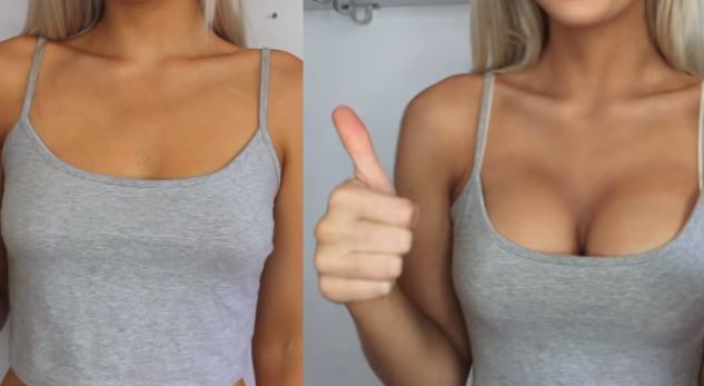VIDEO/ Pa ndërhyrje kirurgjikale, ja si mund ta bëni gjoksin të duket më i madh