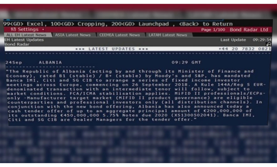 Eurobondi në tregjet ndërkombëtare, të martën testi i ekonomisë shqiptare