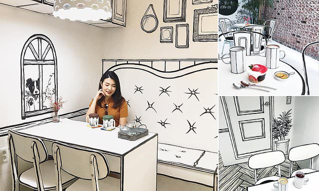 FOTOT/ Njihuni me kafenenë që duket si… ‘film vizatimor’