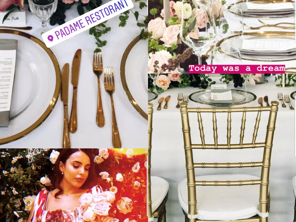 FOTOT/ Fejesë e ‘larë në flori’, detaje nga eventi i Armina Mevlanit me djalin e Berishës