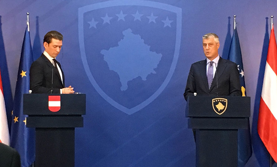 Kurz: Austria mbështet edhe shkëmbimin e territoreve Kosovë-Serbi