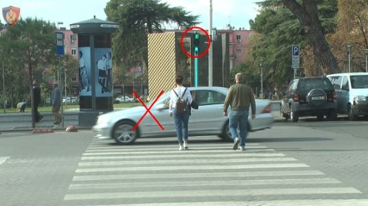 Nuk respektuan këmbësorët, policia ndëshkon shoferët
