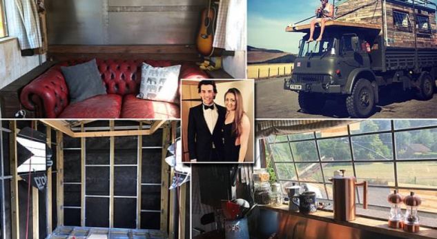 FOTOT/ Kamionin e vjetër të ushtrisë e shndërroi në shtëpi të pabesueshme