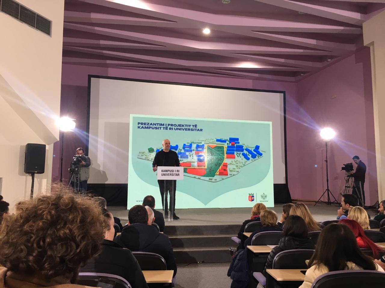 Bashkia/Edi Rama bashkë me Veliajn: Përfundojmë bashkë kampusin universitar brenda mandatit tjetër