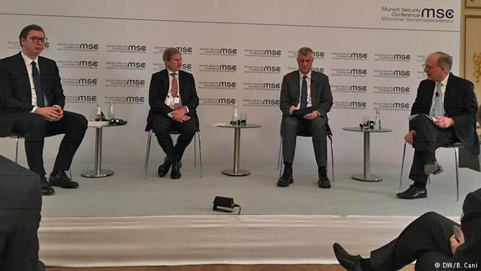 Përballja Thaçi-Vuçiç, dueli që përfundoi me duartrokitje në Mynih