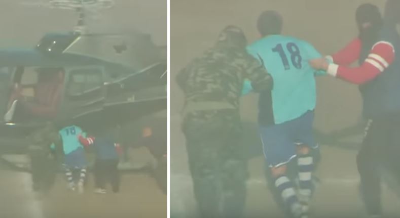 Futbollisti italian “rrëmbehet” në ndeshjen e tij të fundit (VIDEO)