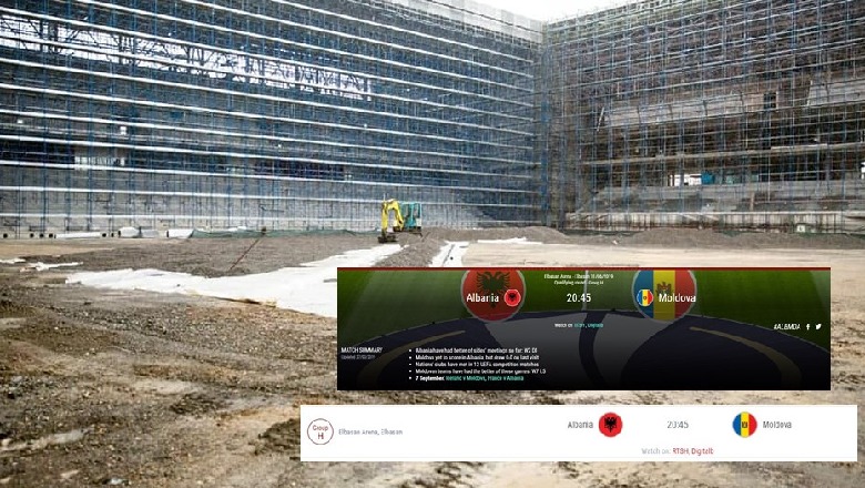Shtyhet inagurimi i stadiumit “Arena Kombëtare”, ja ku do të luhet Shqipëri-Moldavi