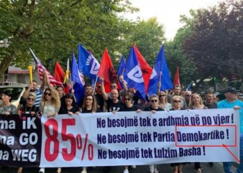 Disa nga fotot më pikante të protestës së opozitës