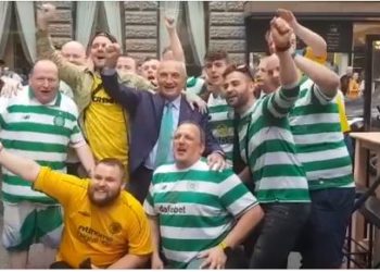Meta feston në Sarajevë me tifozët e Celtic (video)