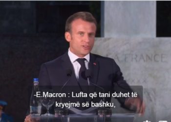Macron mesazh në gjuhën shqipe: Lufta që tani duhet të kryejmë së bashku…