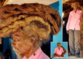 FOTO/ Ky është 63-vjeçari që nuk lan dhe pret flokët prej 40 vitesh